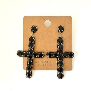 Cross earrings